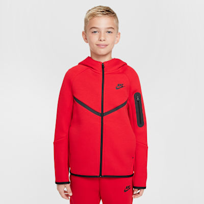 Nike Sportswear Tech Fleece Big Kids' Full-Zip Hoodie. Nike.com